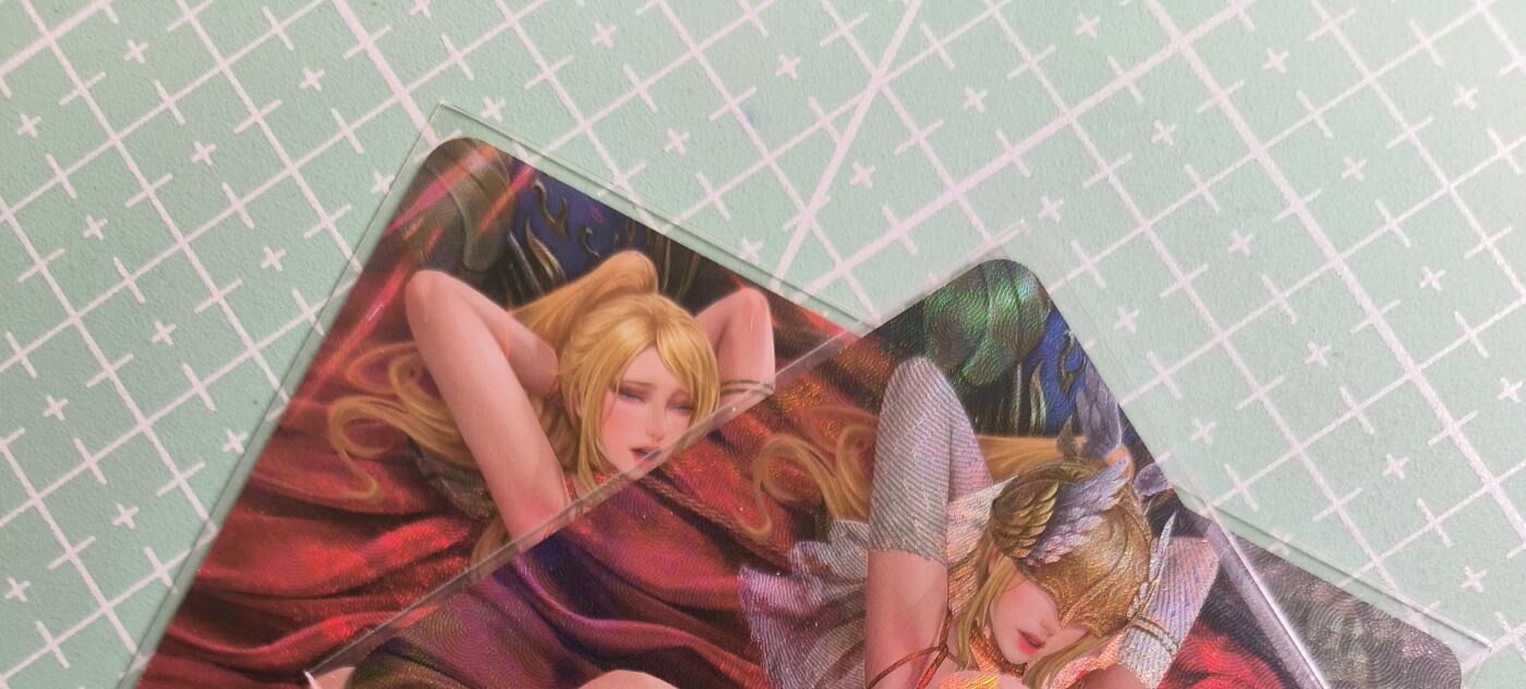 C先生卡牌 第27期 持续收拍品中…零手续费代拍 【彩闪】嘎嘎鸭《卡通人物》雅典娜 双服饰 艺术