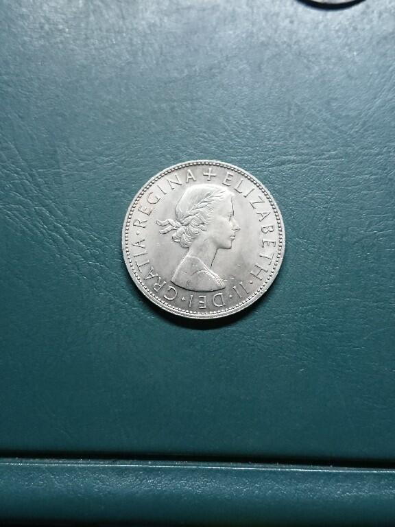 松南世界钱币——260420 英国1/2克朗镍币