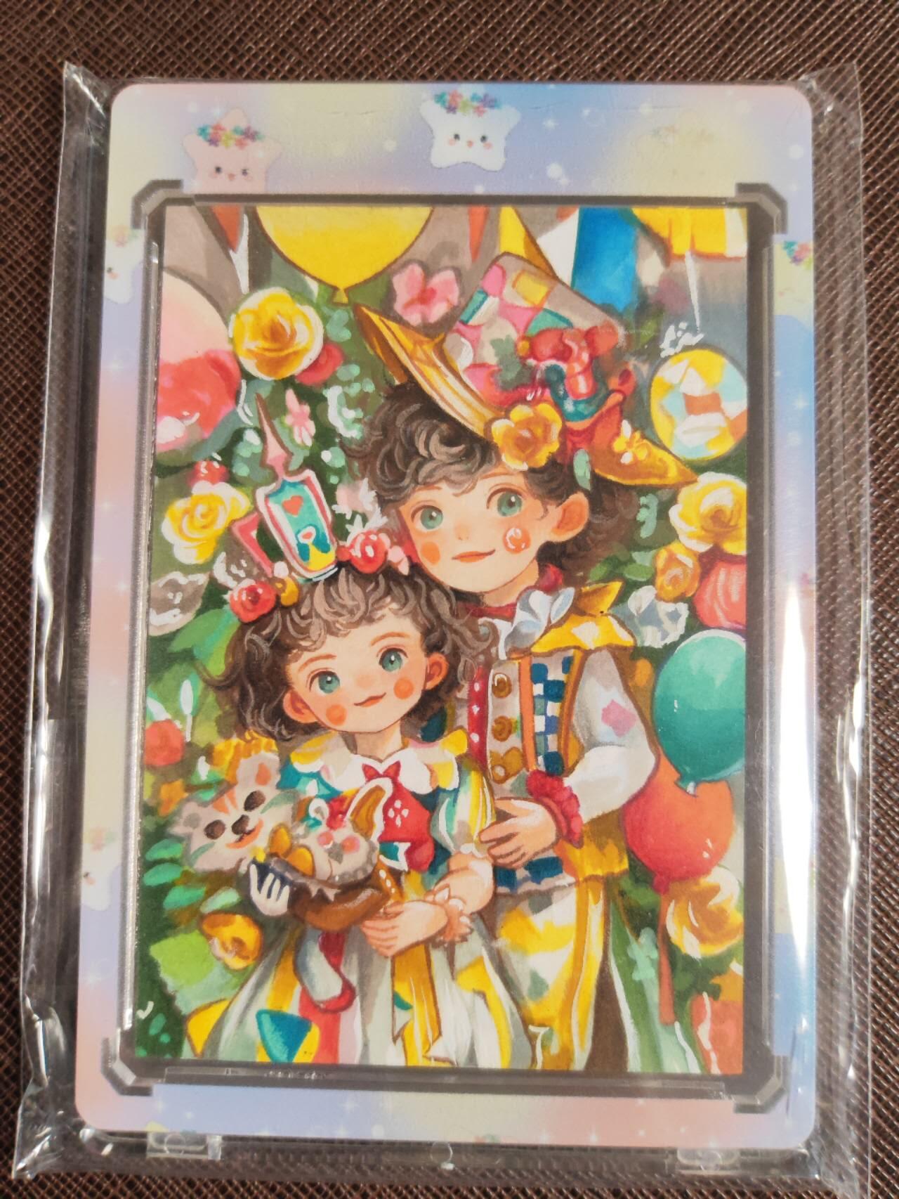 第112期阳大大卡牌拍卖第112期（持续收拍品，周六晚上九点截拍，进群福利早知道） 【特效手绘卡】无色 孪生木偶娃娃  手绘盒里拆出 绝色手绘卡1/  特效拉满非常漂亮1