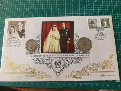 轻松集币无压力 英国乔六1先令2先令首日封