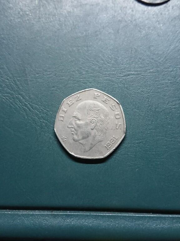 松南世界钱币——260420 墨西哥10比索镍币