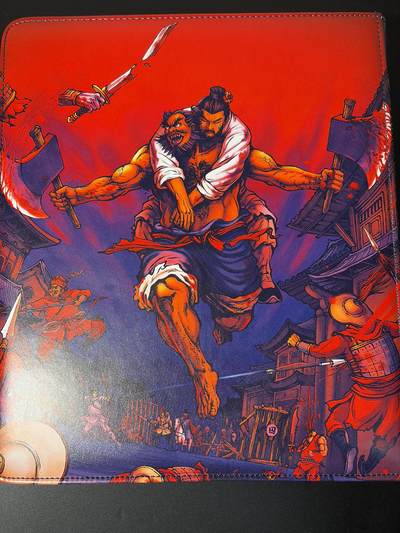 NO.31 好又多金牌大场，期期夯爆，每周必拍！要啥有啥，一站式配齐，方便凑单！（周6晚9点截拍，卖家送拍0抽成！） 【卡册】龙耀水浒 林冲李逵9宫D环卡册 内饰