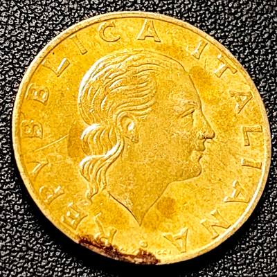 泉币菌-第228场-三月三 上巳节专场 拍品多 请提前出价 三桅船 意大利200里拉纪念币 1989年 24.0毫米 5.0克 铜钱纪念币