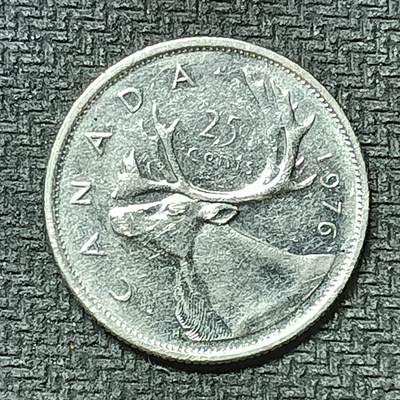 逸泉钱币2026第十九场世界钱币纪念币B2310-2754 2416加拿大1976年25分