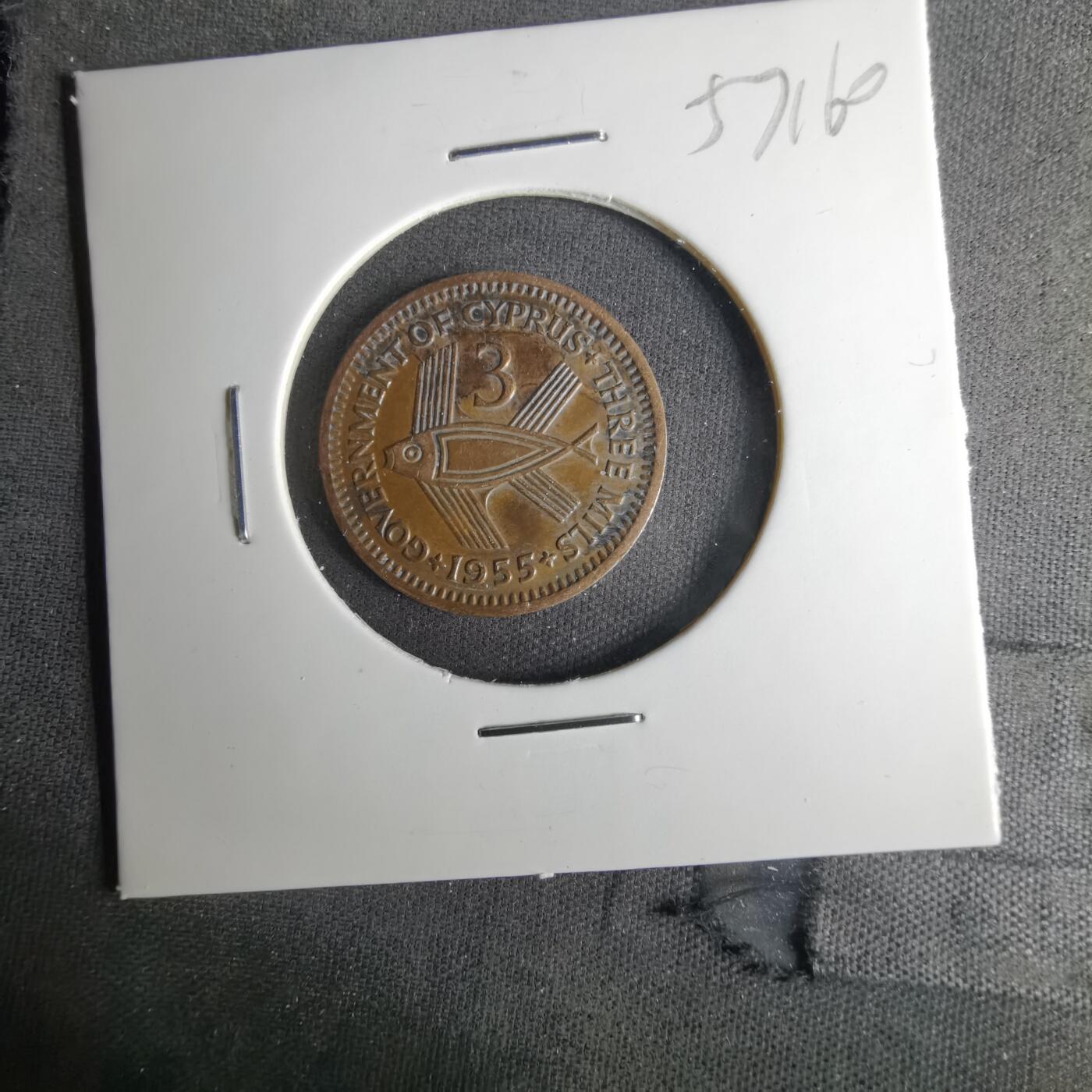 沼泽如烟--第1057场 塞浦路斯1955年3米尔