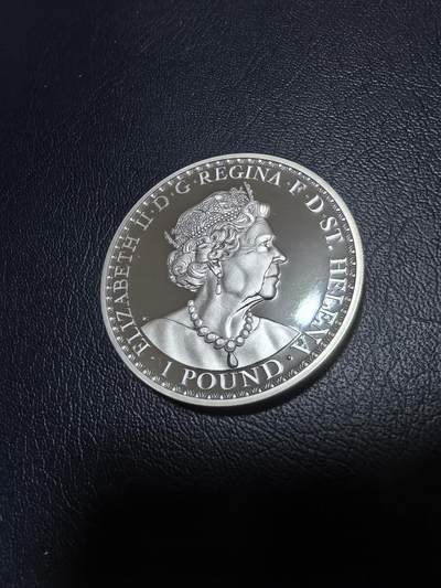 长老汇马年精选第十九场拍卖 圣赫勒拿岛（英国海外领地）2021年1镑精制银币 尤娜和狮子 1盎司999银 发行量：仅1千 东印度公司发行