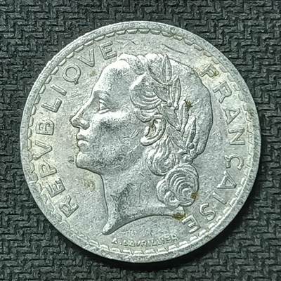 逸泉钱币2026第十九场世界钱币纪念币B2310-2754 2392法国1946年5法郎