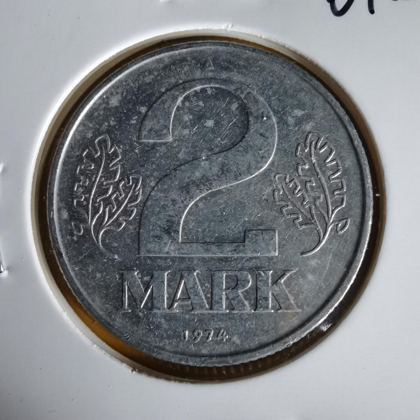 沼泽如烟--第1061场 东德1974年2马克