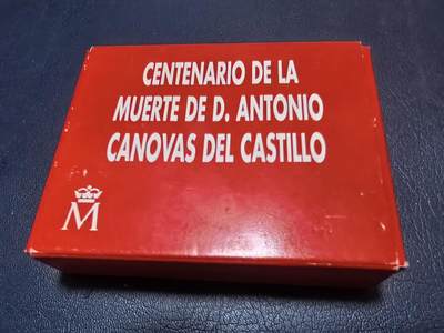 长老汇马年精选第十九场拍卖 西班牙1997年1000比塞塔精制银币 安东尼奥·卡诺瓦斯·德尔·卡斯蒂略（政治家和历史学家逝世100周年 925银13.5克 发行量：2万 盒证全