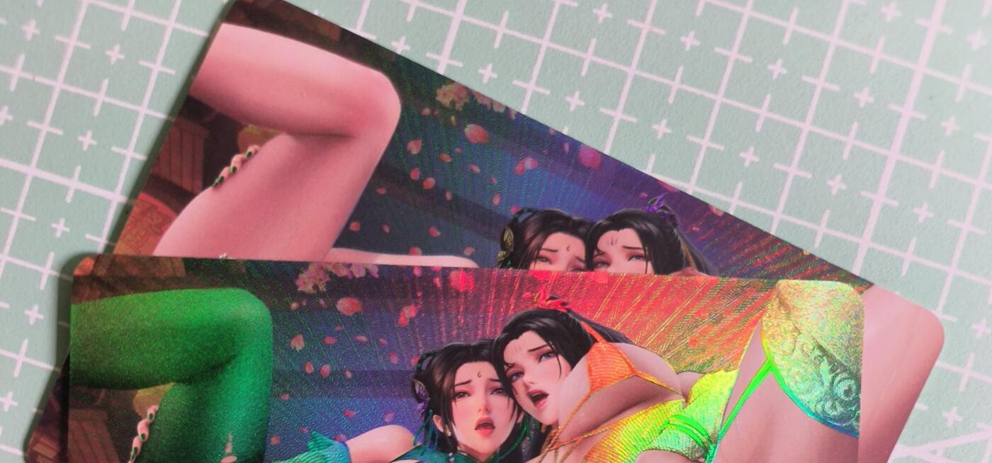 C先生卡牌 第27期 持续收拍品中…零手续费代拍 【彩闪】嘎嘎鸭《妙音坊》 双服饰2张  艺术