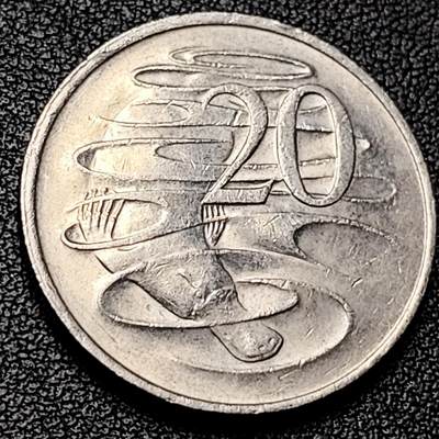 泉币菌-第228场-三月三 上巳节专场 拍品多 请提前出价 1978年英属澳大利亚20分 伊丽莎白女王  鸭嘴兽  28.5mm