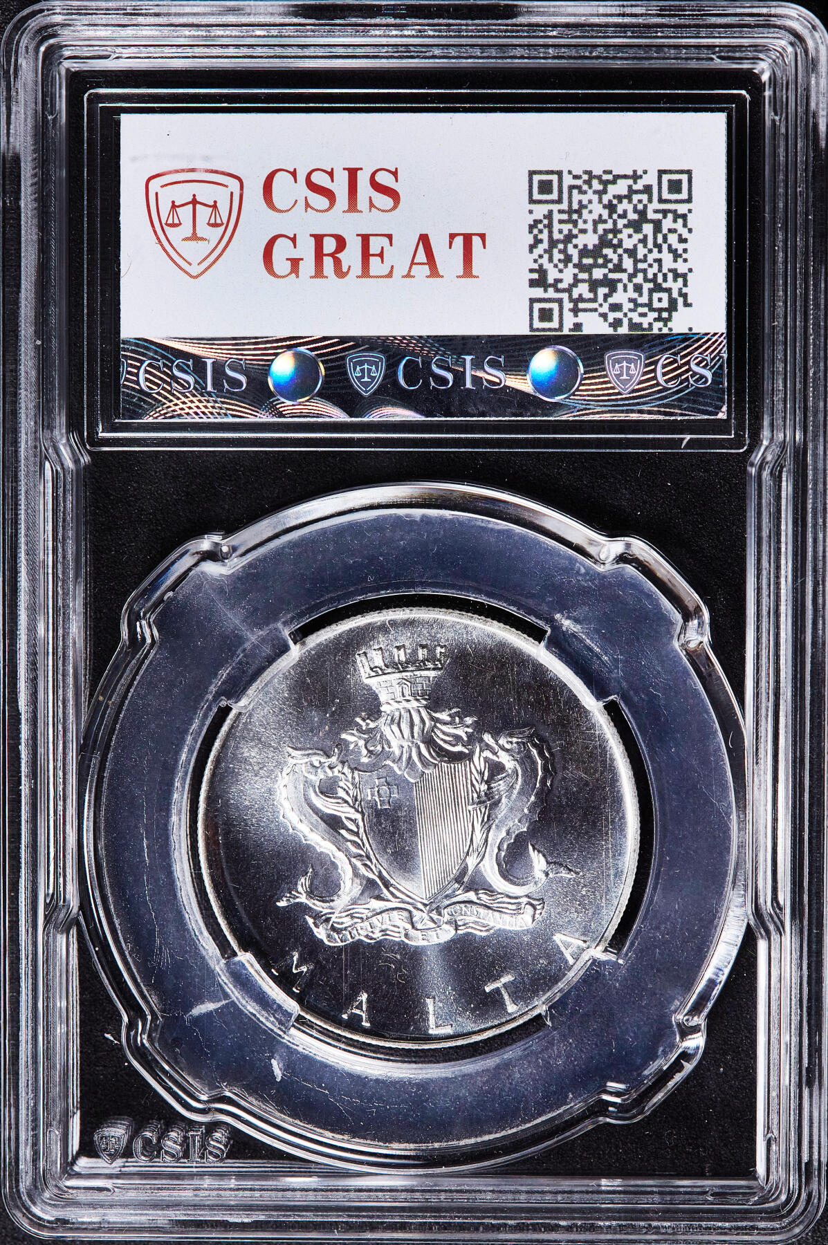 【俄甄集藏】满园春色-2026年(051)04-22星期三 晚 19:30 全场包邮 马耳他1974年历史人物系列-纪念考古学家乔瓦尼·弗朗切斯科·阿贝拉2里拉银币，信泰 MS67，转光品相，重10克，987银，发行量25000枚