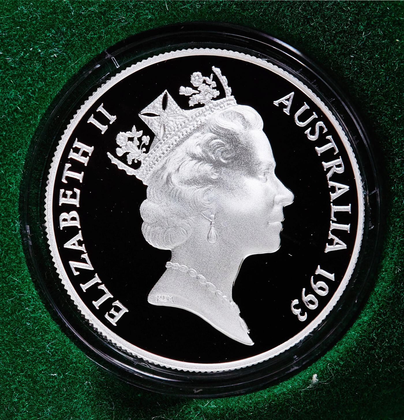 【俄甄集藏】满园春色-2026年(051)04-22星期三 晚 19:30 全场包邮 澳大利亚1993年行政区系列-首都领地10元精制银币，原盒证，重20克，925银，发行量21183枚