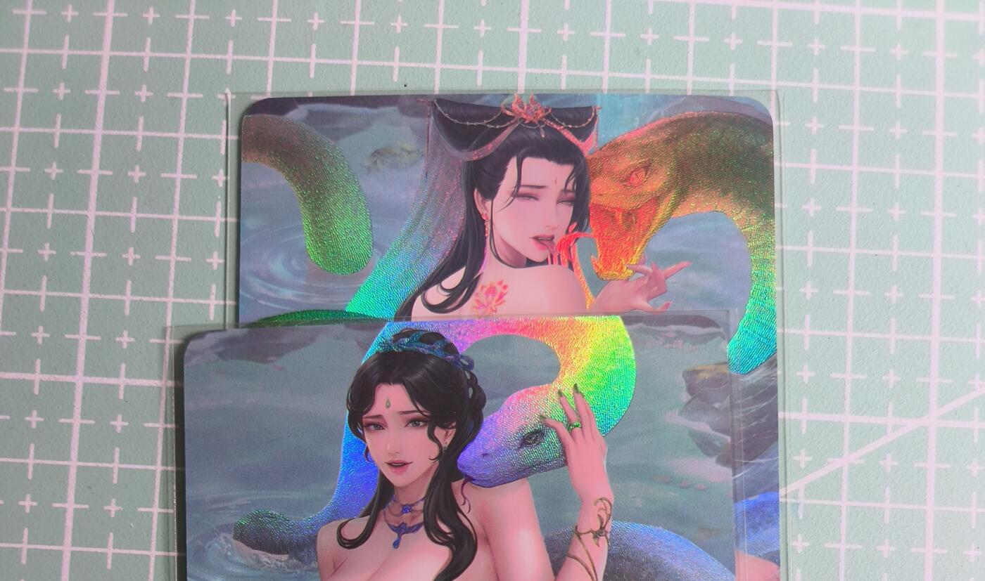 C先生卡牌 第27期 持续收拍品中…零手续费代拍 【彩闪】墨卡文化《古风系列》2张 艺术