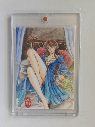 言遇卡牌 第8期【2026.04.25周六晚22：00截拍】 【手绘卡】【亲签】【钤印】庚娘 卡背亲签 带卡砖