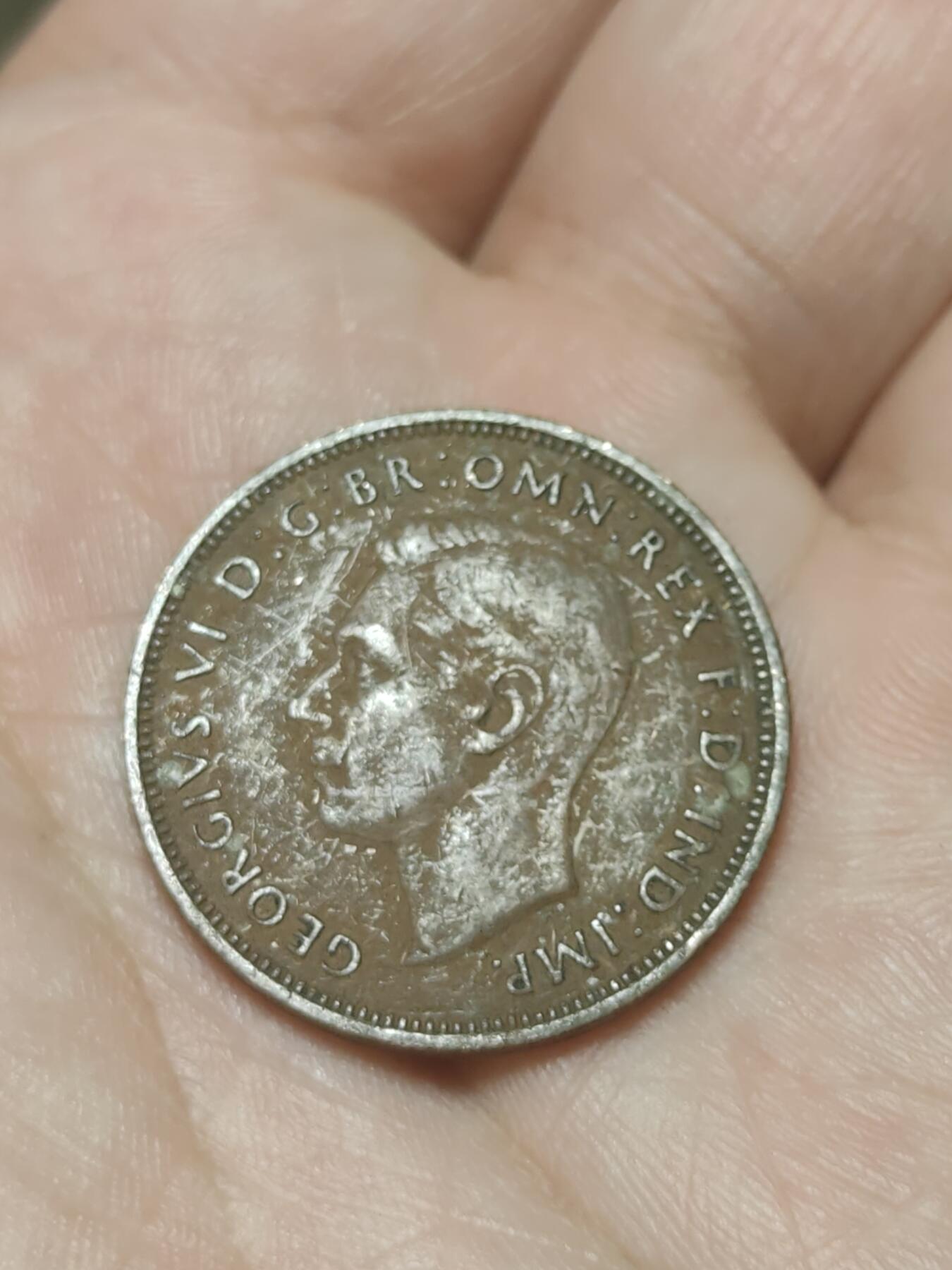 2026年第四十五场(总第二百一十四场）外国好品散币场(免佣金) 英国🇬🇧1944年1/2便士(乔治六世第一版)