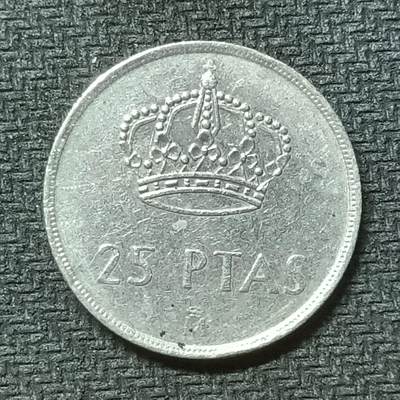 逸泉钱币2026第十九场世界钱币纪念币B2310-2754 2458西班牙1983年25比塞塔