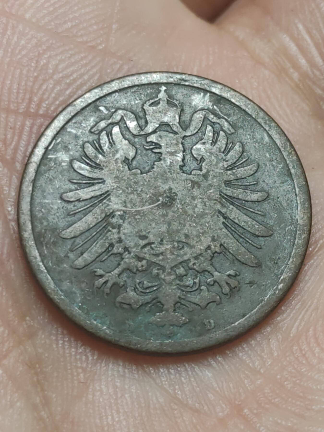 2026年第四十五场(总第二百一十四场）外国好品散币场(免佣金) 德意志帝国1873年2芬尼(威廉一世时期，D标慕尼黑造，首发年)