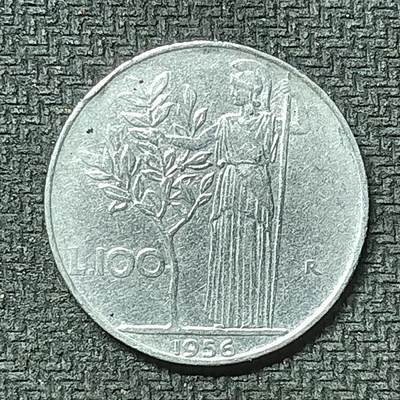 逸泉钱币2026第十九场世界钱币纪念币B2310-2754 2491意大利1956年100里拉