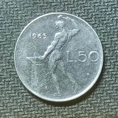 逸泉钱币2026第十九场世界钱币纪念币B2310-2754 2473意大利1963年50里拉