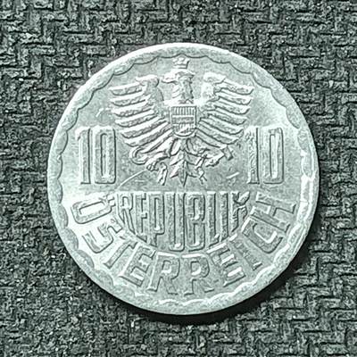 逸泉钱币2026第十九场世界钱币纪念币B2310-2754 2535奥地利1986年10格罗申