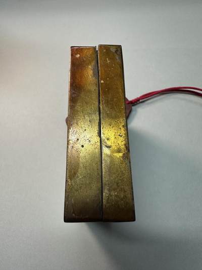 清-民国-建国｜老铜器专场.伍 民国婴戏图錾刻老铜墨盒