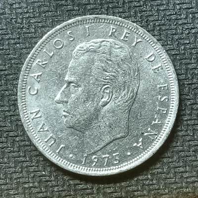 逸泉钱币2026第十九场世界钱币纪念币B2310-2754 2471西班牙1975年25比塞塔