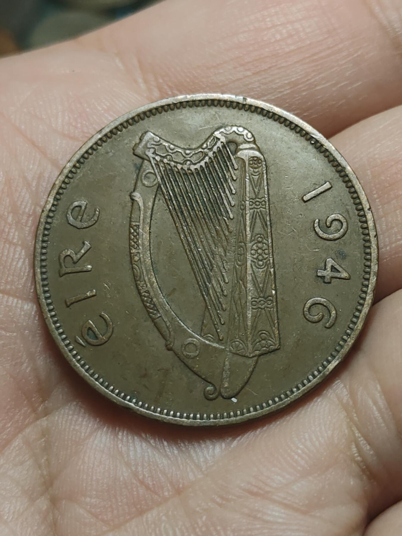 2026年第四十五场(总第二百一十四场）外国好品散币场(免佣金) 爱尔兰🇮🇪1946年1便士(共和国时期第一套)