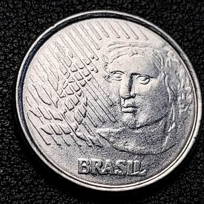 泉币菌-第229场-拍品多 请提前出价 巴西硬币5分1994年 21mm