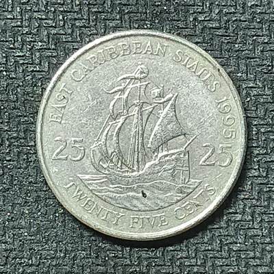 逸泉钱币2026第十九场世界钱币纪念币B2310-2754 2511东加勒比25分