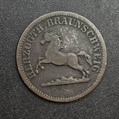 【淘币小摊】实时拍第八百九十六拍   银币套币场    每周一统一发货 德国布伦瑞克1857年1格罗申银币