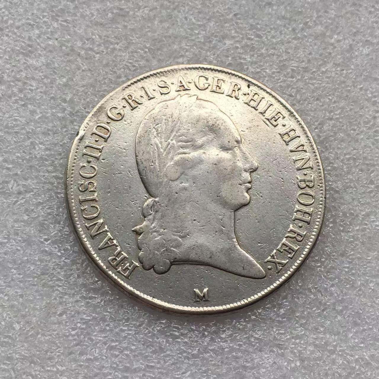 世界钱币专场拍卖 每周二开拍 1796年奥属尼德兰弗朗茨三皇冠1泰勒银币