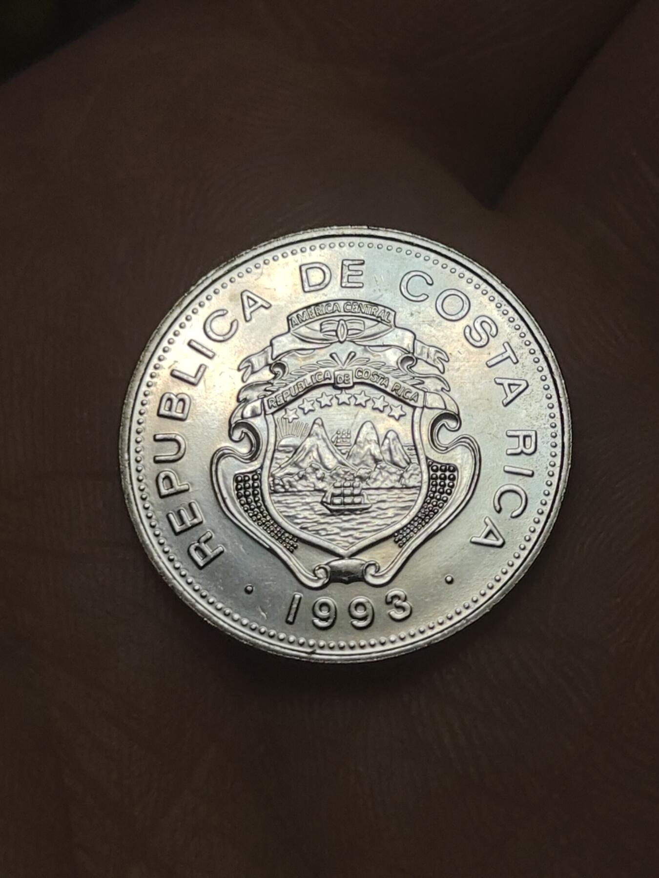 2026年第四十五场(总第二百一十四场）外国好品散币场(免佣金) 哥斯达黎加🇨🇷1993年1科朗(1984–1994年版)