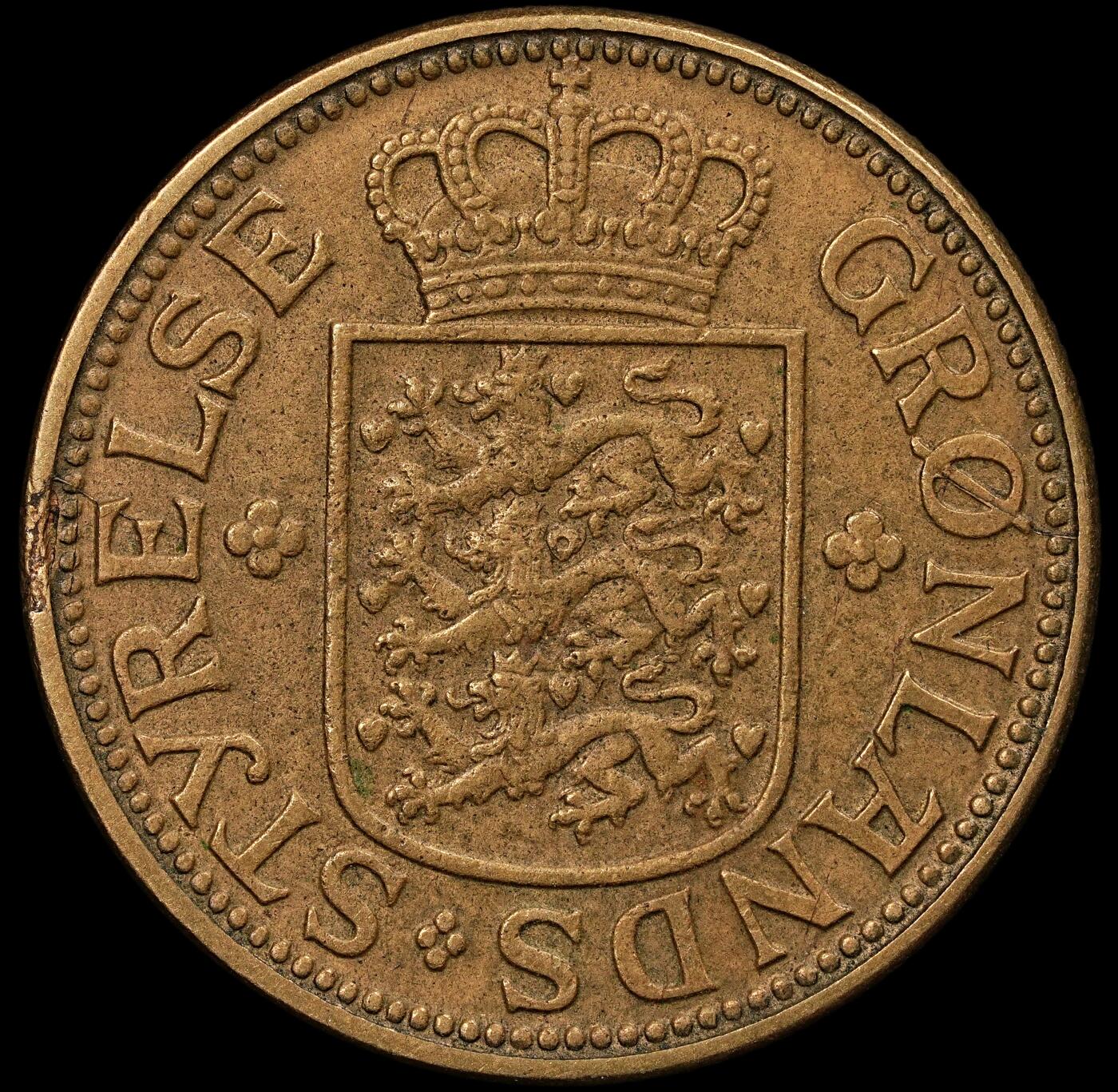 修遠堂世界钱币第112期 1926年格陵兰1克朗