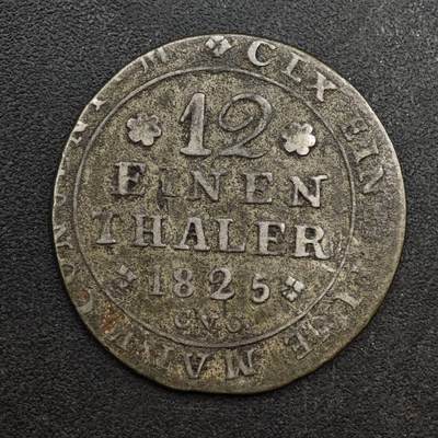 【淘币小摊】实时拍第八百九十六拍   银币套币场    每周一统一发货 德国布伦瑞克1825年1/12泰勒银币