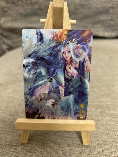 喜灰玩卡拍卖第八期，接拍品0佣金，欢迎送拍，释放现金流，让自己有资金可以购买更多喜欢的卡牌，让别的卡友能淘到更多心仪的卡牌 墨婉 棒打渊羊老师绘 魔 妲己 粗闪