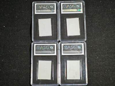 刘世昌艺术品销售中心～虎踞龙蟠*金杨在线联拍群第521期 1972年N49-52《红旗渠》 编号邮票（ASG XF90 串号：1045140-066等）一套4枚。