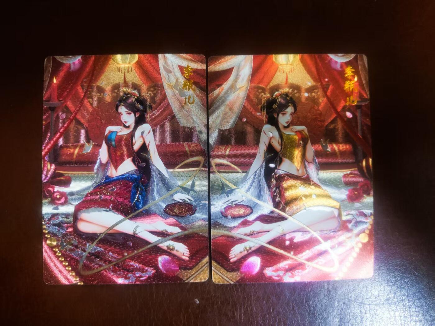 【持续收拍品】-琦卡当当铺～第42期★★~支持寄存★★~【9点40结束】扫码加群抽[包邮券]~ 奇点最新一弹画师梦绘金瓶梅李瓶儿（原画+异画） 粗闪 2张