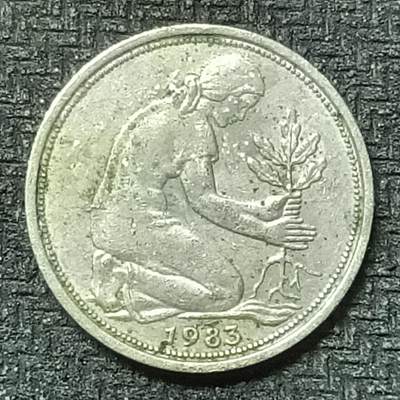 逸泉钱币2026第十九场世界钱币纪念币B2310-2754 2445联邦德国1983年50芬尼