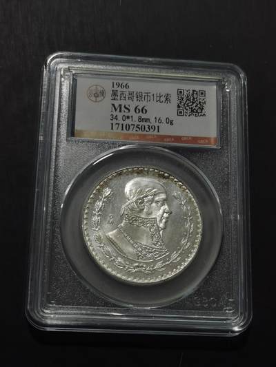 天下钱庄专场欢迎参拍 - 墨西哥一比索银币