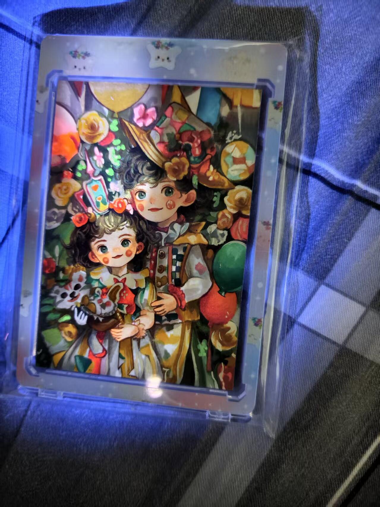 第112期阳大大卡牌拍卖第112期（持续收拍品，周六晚上九点截拍，进群福利早知道） 【特效手绘卡】无色 孪生木偶娃娃  手绘盒里拆出 绝色手绘卡1/  特效拉满非常漂亮1