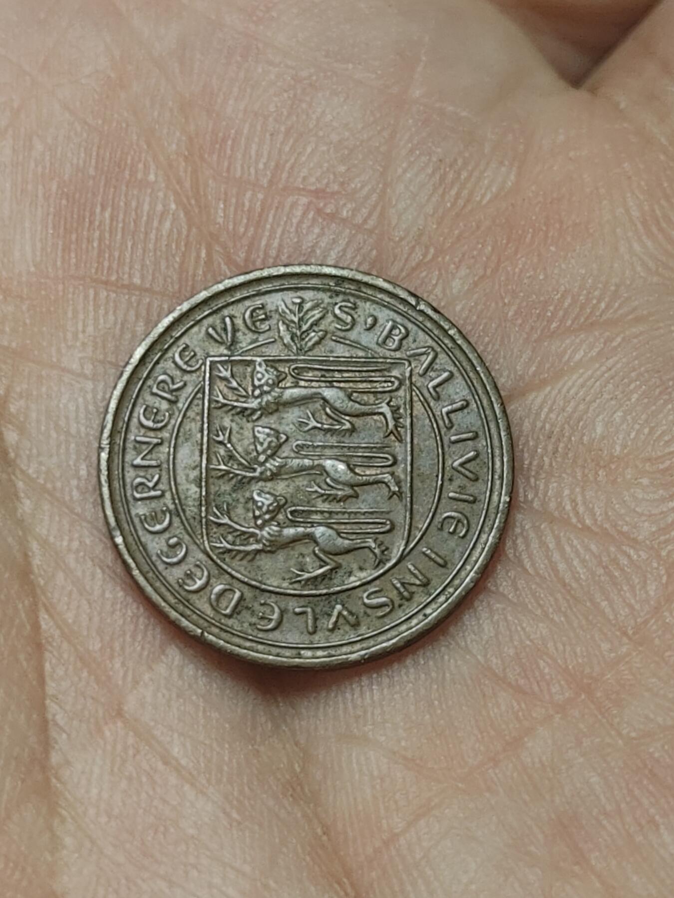 2026年第四十五场(总第二百一十四场）外国好品散币场(免佣金) 英属根西岛🇬🇬1971单年份1/2便士(伊丽莎白二世时期，十进制第一版)