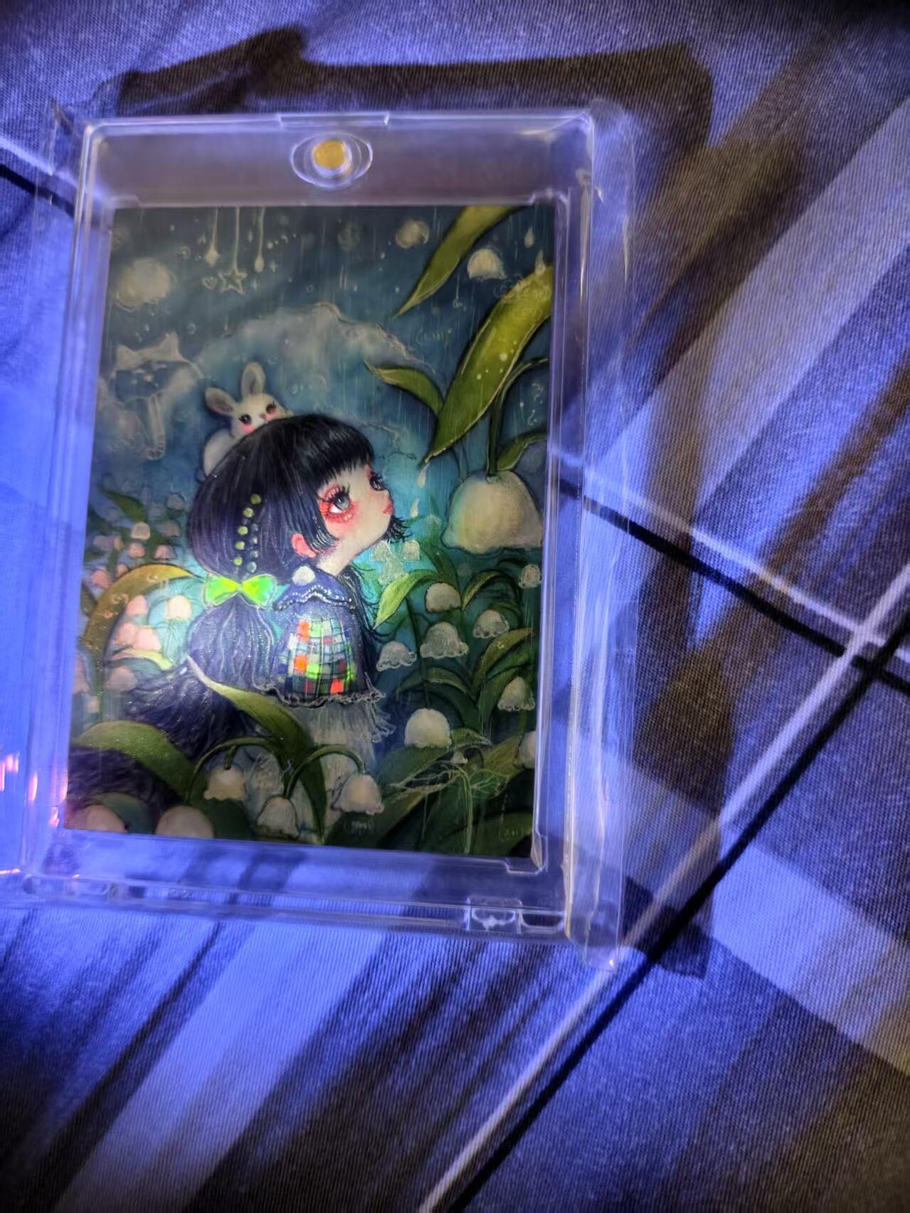 第112期阳大大卡牌拍卖第112期（持续收拍品，周六晚上九点截拍，进群福利早知道） 【特效手绘卡】香蕉 雨天叮咚  手绘盒里拆出 绝色手绘卡1/1