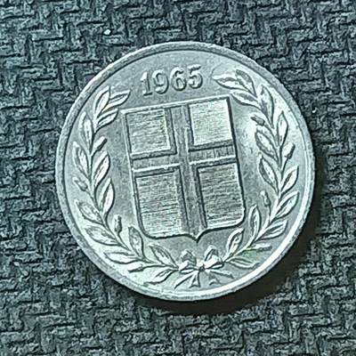 逸泉钱币2026第十九场世界钱币纪念币B2310-2754 2591冰岛1965年25奥拉