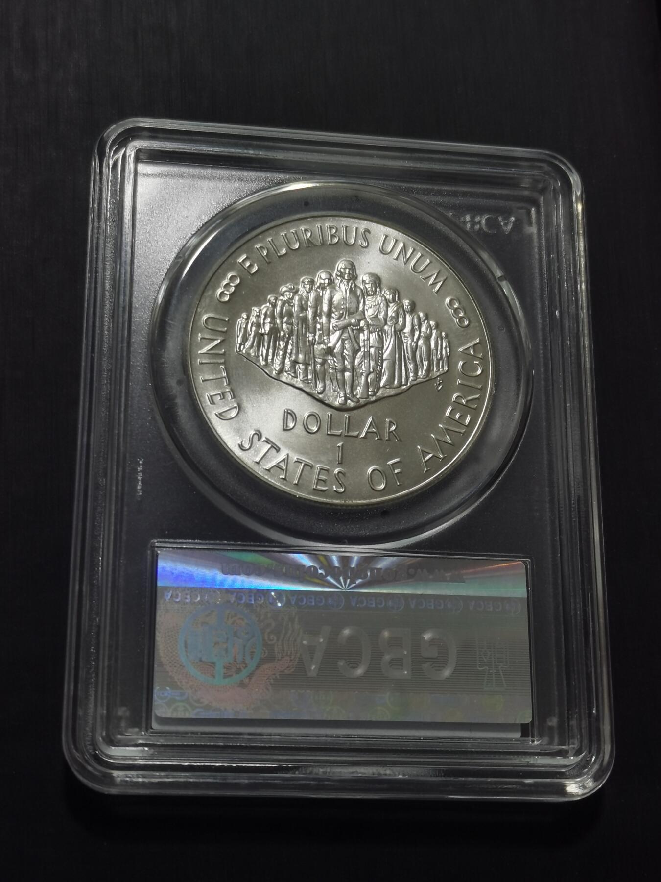 天下钱庄专场欢迎参拍 美国宪法200周年一美元银币