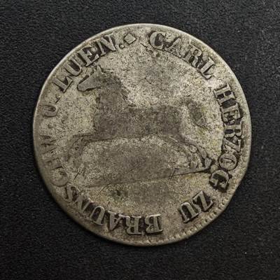 【淘币小摊】实时拍第八百九十六拍   银币套币场    每周一统一发货 德国布伦瑞克1829年1/12泰勒银币