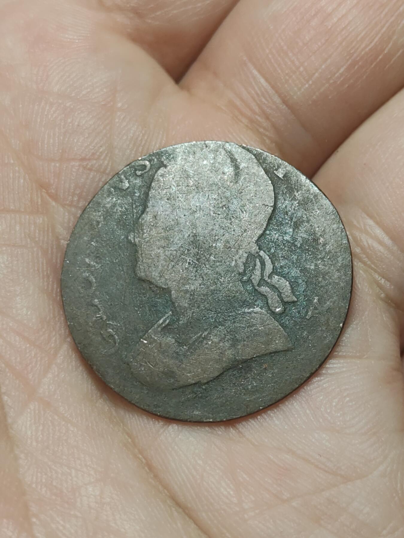 2026年第四十五场(总第二百一十四场）外国好品散币场(免佣金) 英国🇬🇧1776年1/2便士代币(乔治三世时期发行，乔治二世头像代币)