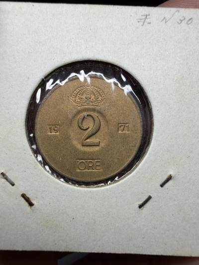 2026年集古藏今外币拍卖第四期-第2场—（总第322拍），可以寄存60天，满160元包邮。 - 1971年瑞典2欧尔
