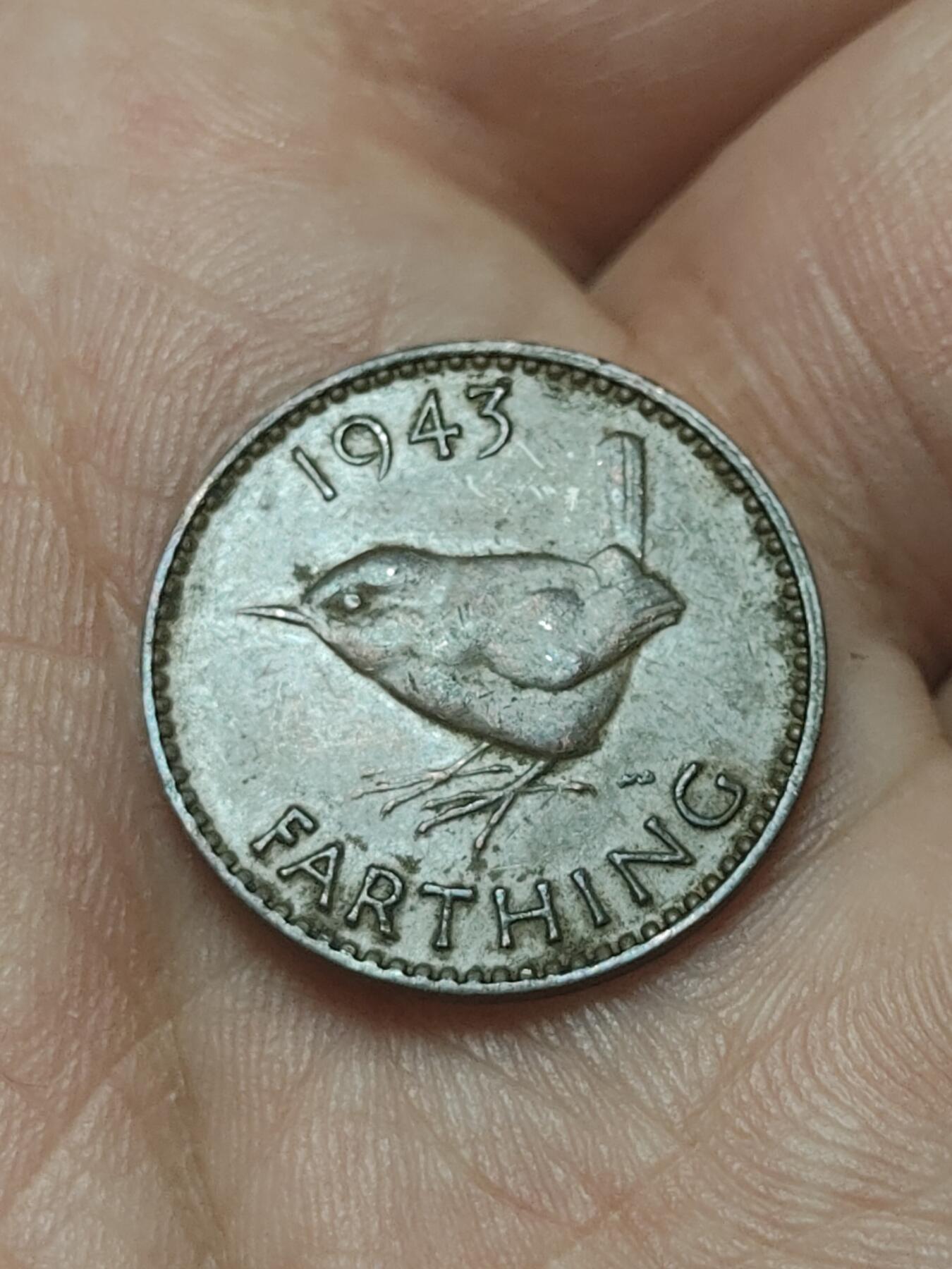 2026年第四十五场(总第二百一十四场）外国好品散币场(免佣金) 英国🇬🇧1943年1法新(乔治六世第一版)