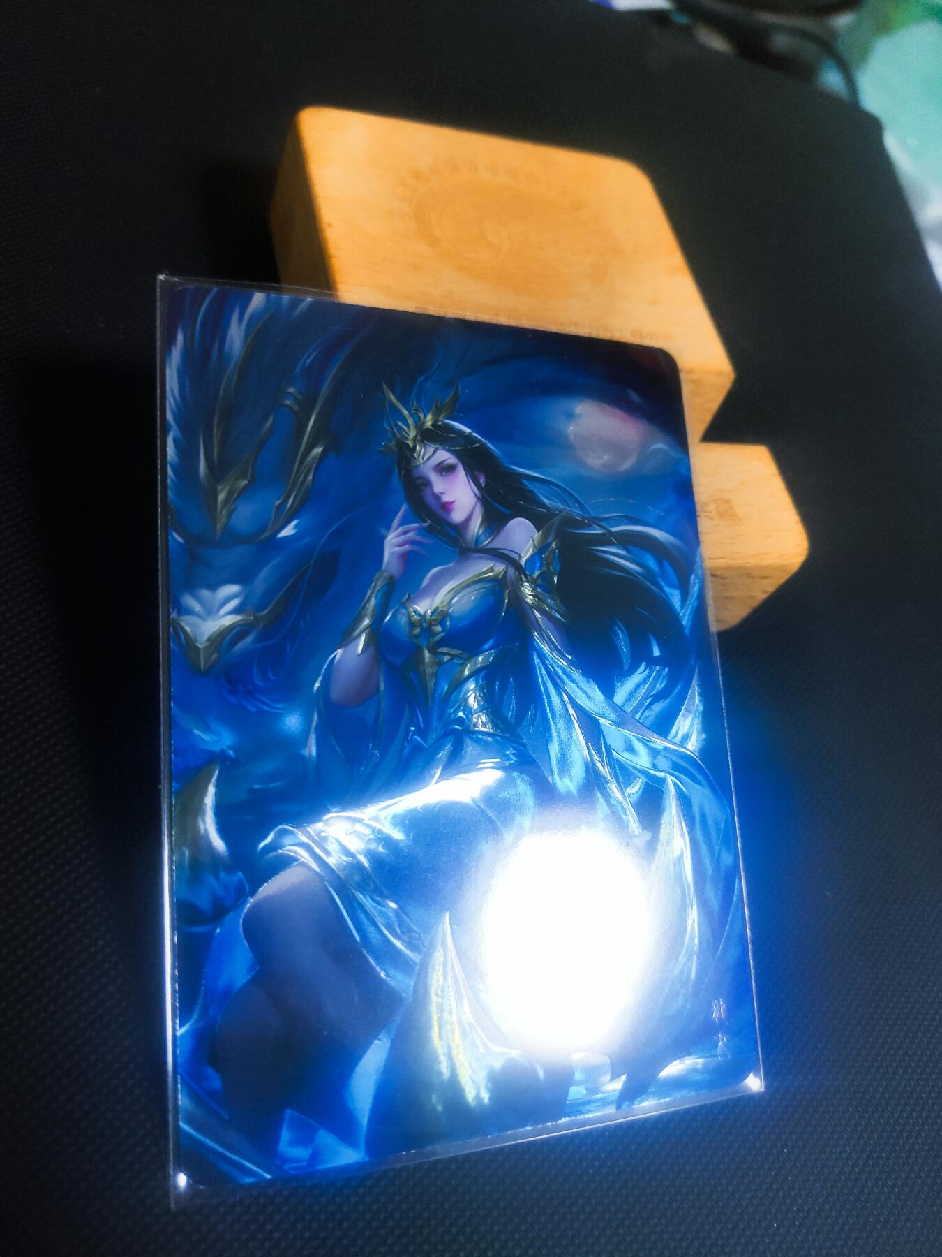 【持续收拍品】-琦卡当当铺～第42期★★~支持寄存★★~【9点40结束】扫码加群抽[包邮券]~ 玩卡秀 龙女 光刻版 1张（图3光刻效果）